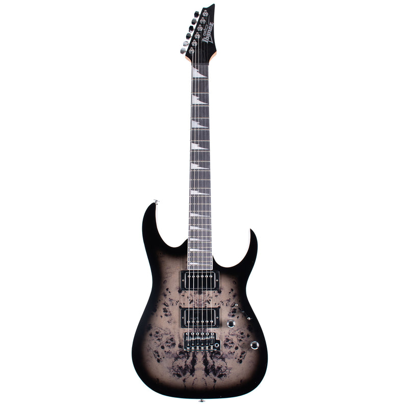 Ibanez Gio RG GRG220PA1 Electric Guitar, Transparent Brown Black Burst
