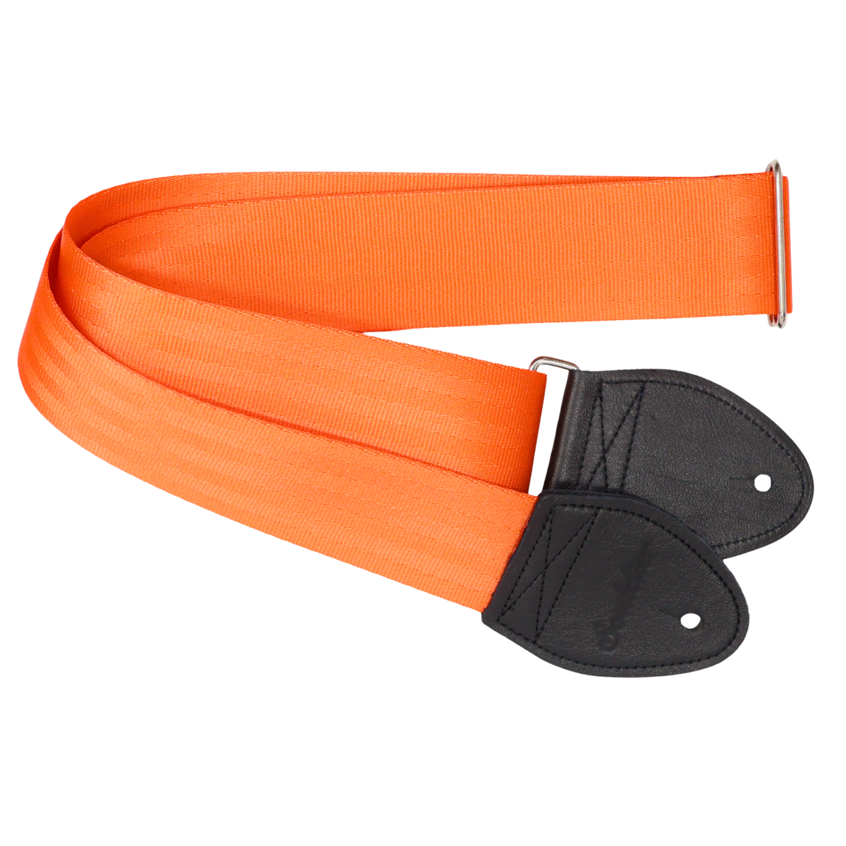Souldier Plain Seatbelt Guitar Strap, Orange