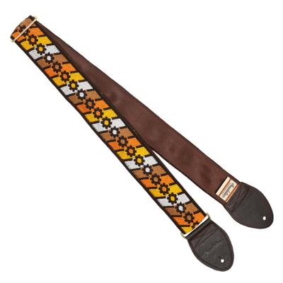 Souldier Daisy Chain Guitar Strap, Brown