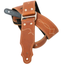Franklin Strap 2" Ball Glove Leather and Chrome Slider Guitar Strap, Caramel
