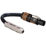 Hosa 1/4" TS In to Neutrik speakON Speaker Adaptor, 6", 12 AWG x 2 OFC