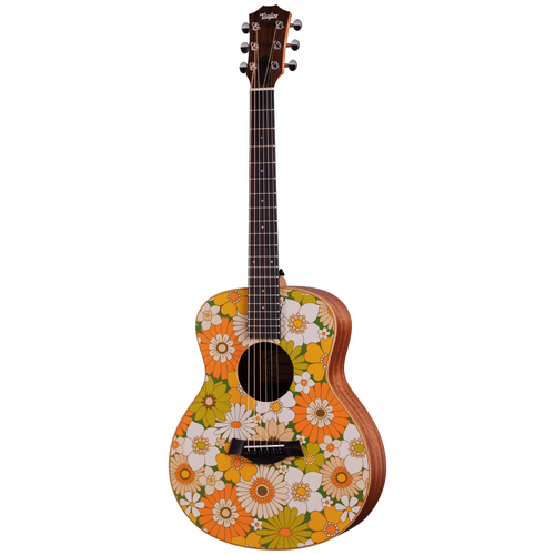 Taylor GS Mini-e Special Edition Acoustic-Electric Guitar, Floral Green