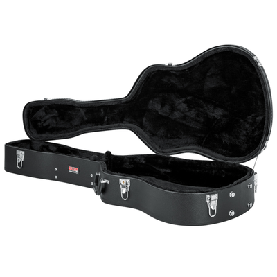 Gator Case Hard-Shell Wood Case for Dreadnought and 12-String Acoustic Guitars