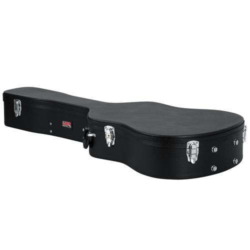 Gator Case Hard-Shell Wood Case for Dreadnought and 12-String Acoustic Guitars
