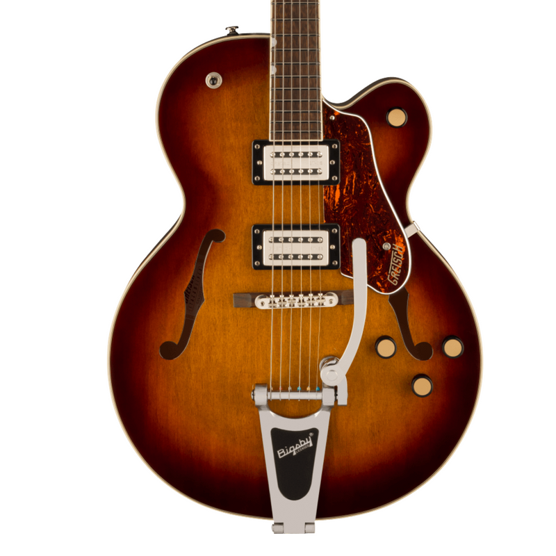 Gretsch G2420T Streamliner Hollow Body Single-Cut Electric Guitar w/ Bigsby, Havana Burst