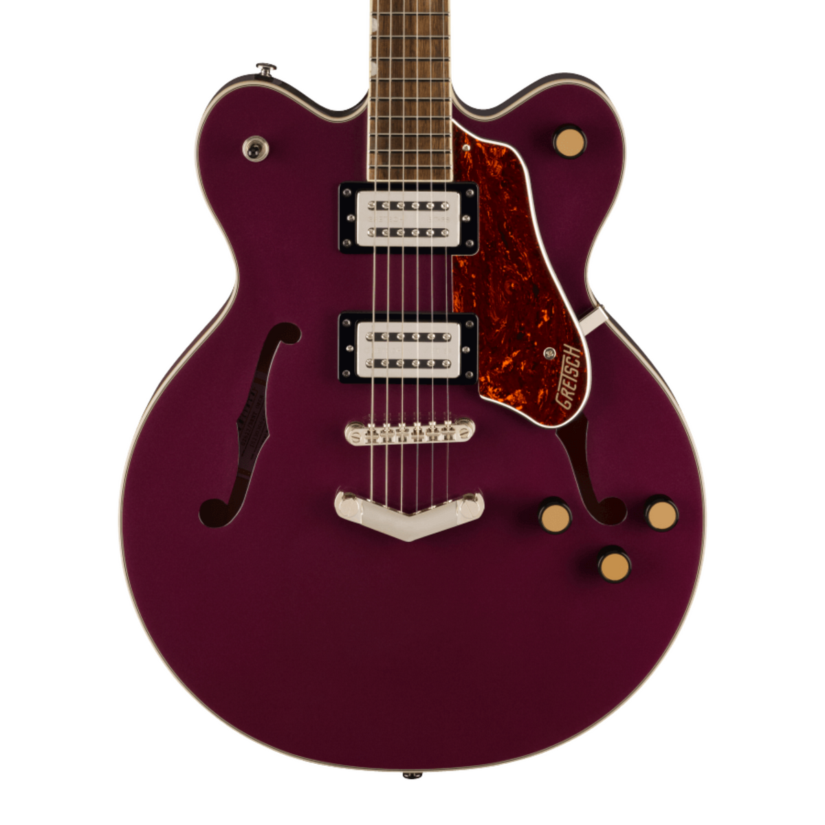 Gretsch G2622 Streamliner Center Block Double Cut Electric Guitar, V Stoptail, Burnt Orchid