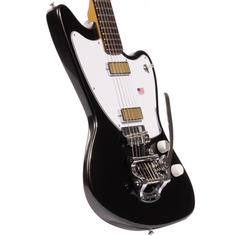 Harmony Standard Silhouette Electric Guitar w/ Bigsby, Space Black
