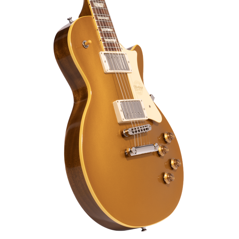 Heritage Custom Shop Core Collection H-150 Electric Guitar, Non-Aged Gold Top