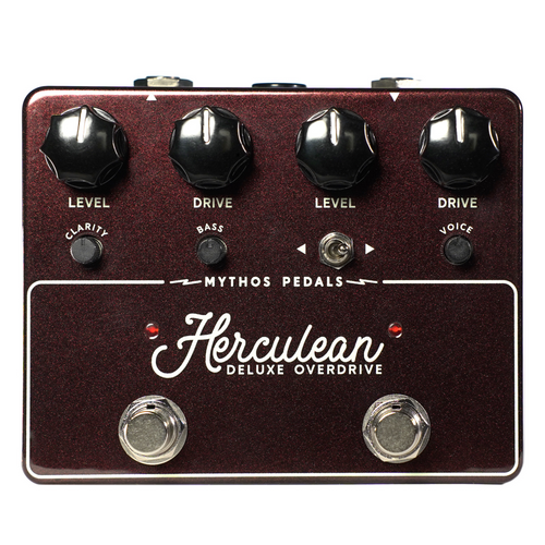 mythos pedal Mythos Pedals Herculean Deluxe Overdrive Effect Pedal
