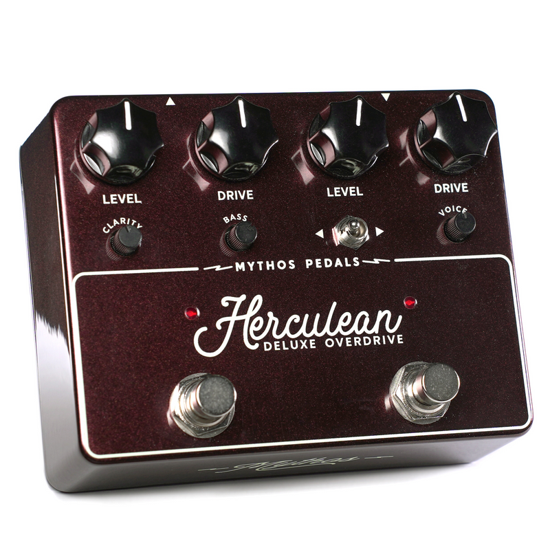 Mythos Pedals Herculean Deluxe Overdrive Effect Pedal