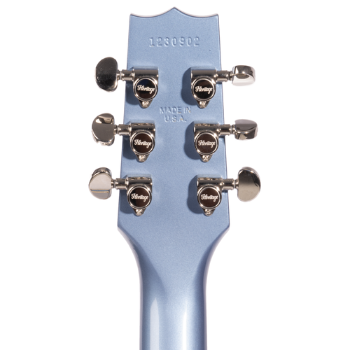 Heritage Standard H-530 Hollowbody Electric Guitar, Russo Music Exclusive Pelham Blue, w/Case