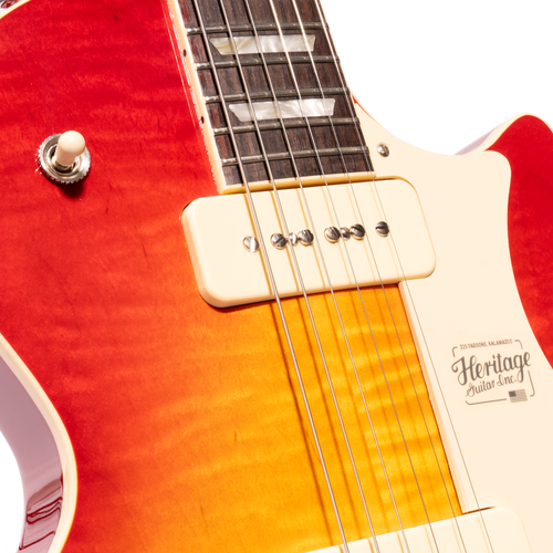 Heritage Standard H-150 P90 Electric Guitar, Vintage Cherry Sunburst with Case