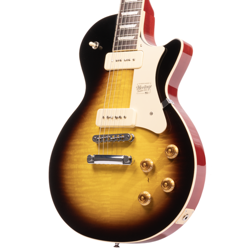 Heritage Standard H-150 P90 Electric Guitar, Original Sunburst with Case