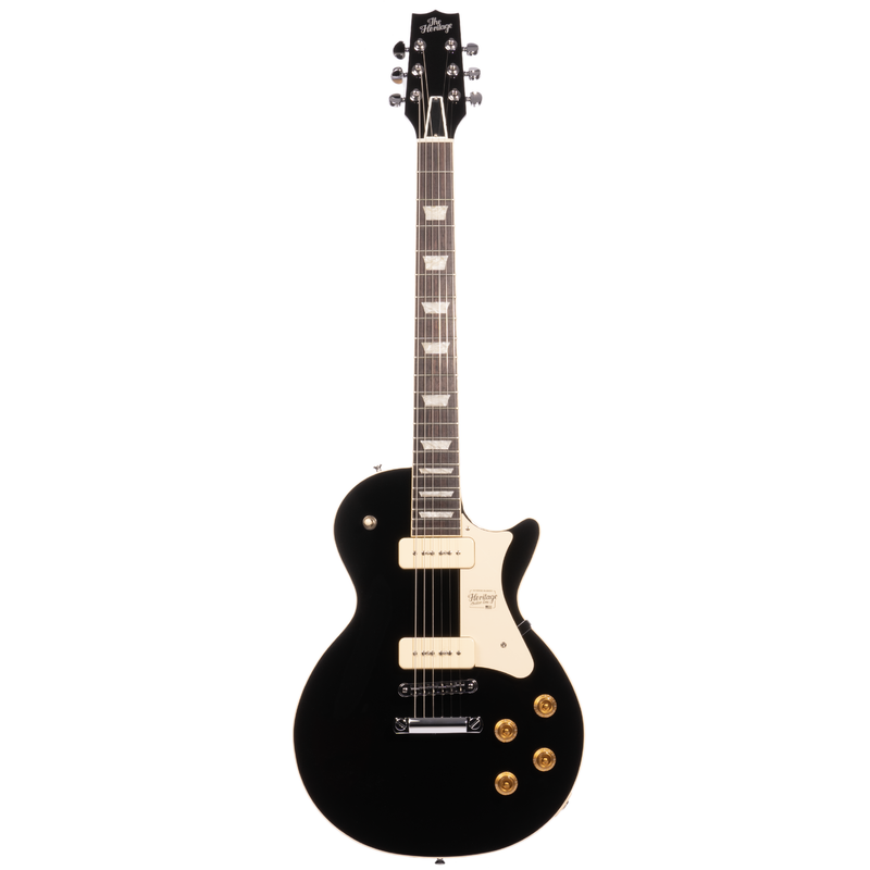Heritage Standard H-150 P90 Electric Guitar, Ebony w/Case