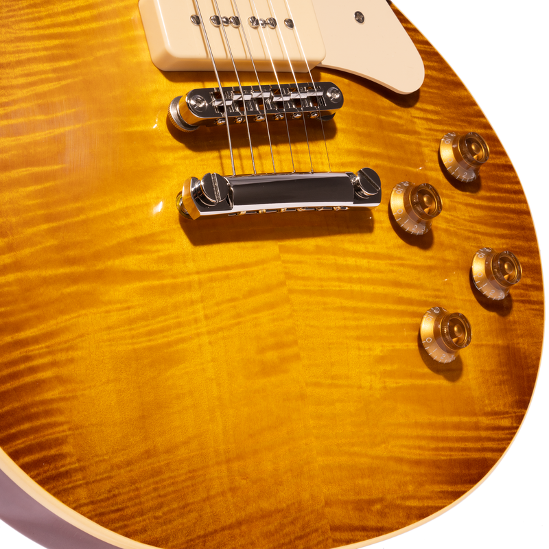 Heritage Custom Shop Core Collection H-150 P90 Electric Guitar w/Case, Dirty Lemon Burst