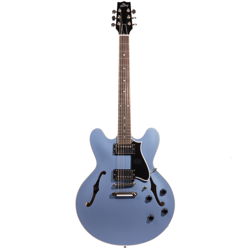 Heritage Factory Special Standard Collection H-535 Semi-Hollow Electric Guitar, Pelham Blue w/Case