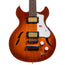 Harmony Comet Electric Guitar With Case, Rosewood, Sunburst