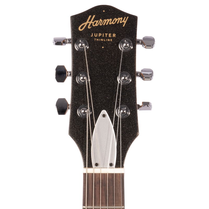 Harmony Standard Jupiter Thinline Electric Guitar with Case, Space Black