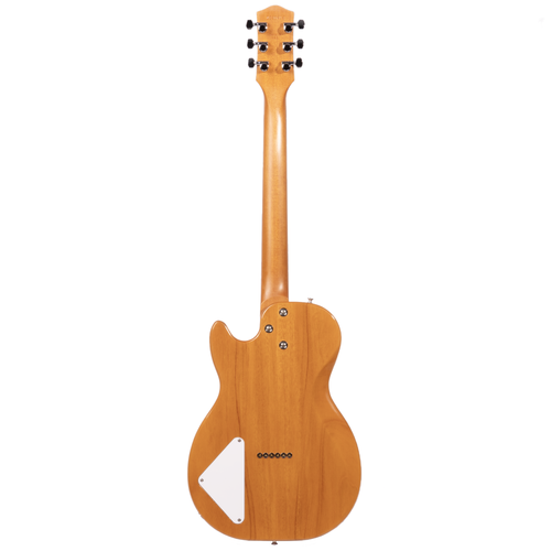 Harmony Standard Jupiter Thinline Electric Guitar with Case, Sky Blue
