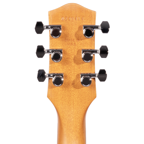 Harmony Standard Jupiter Thinline Electric Guitar with Case, Sky Blue