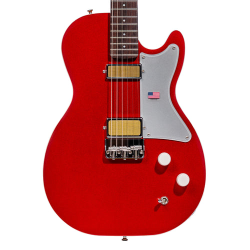 Harmony Standard Jupiter Thinline Electric Guitar with Case, Cherry