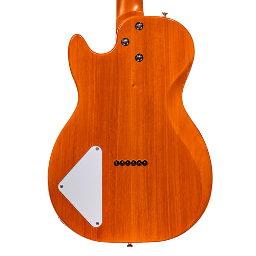 Harmony Standard Jupiter Thinline Electric Guitar with Case, Cherry