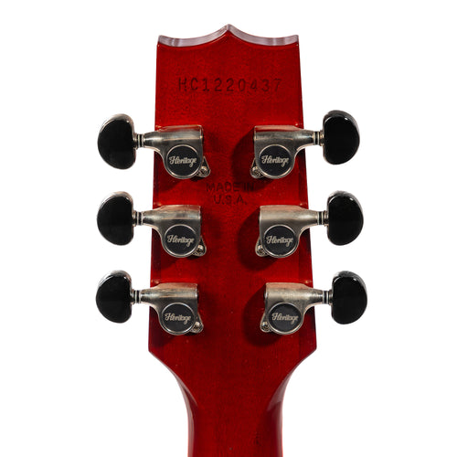 Heritage Custom Shop Core Collection H-150 Plain Top Electric Guitar, Dark Cherry Sunburst w/Case