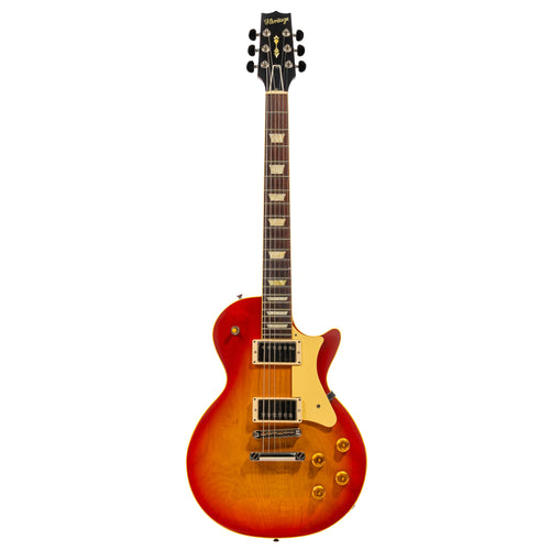 Heritage Custom Shop Core Collection H-150 Plain Top Electric Guitar, Dark Cherry Sunburst w/Case
