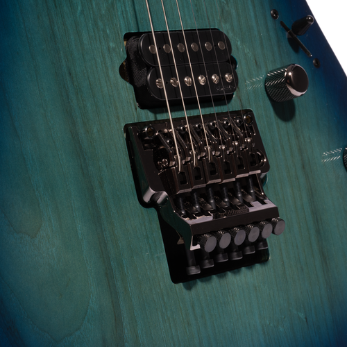 Ibanez RG Prestige 6 String Electric Guitar w/ Case, Nebula Green Burst