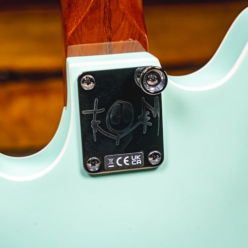 2024 Fender Tom Delonge Starcaster Electric Guitar, Surf Green - Used