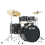 Tama Imperialstar 5-Piece Complete Kit w/Meinl HCS Cymbals, Black Oak Wrap