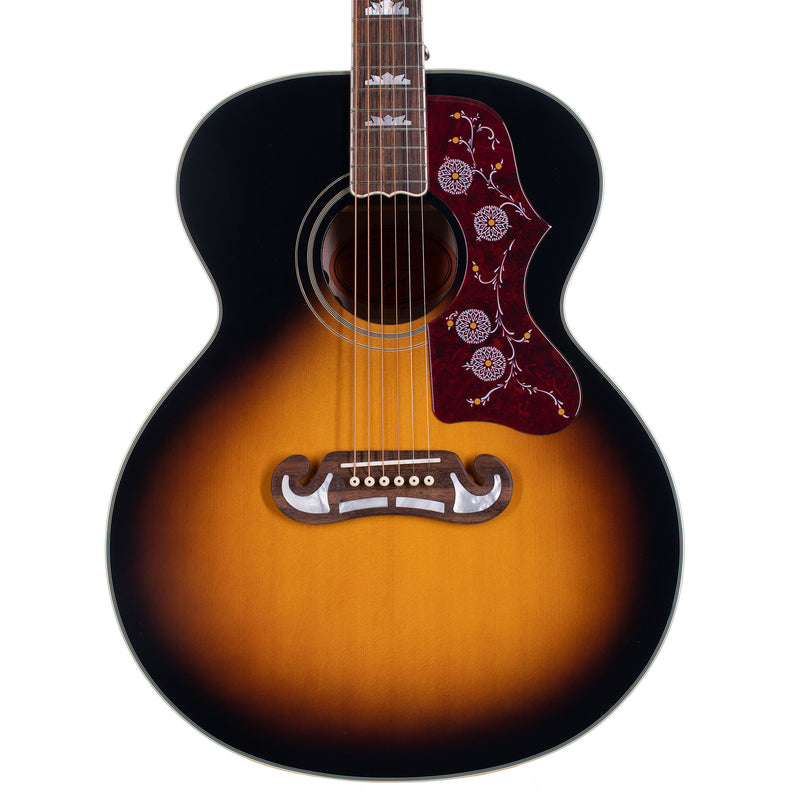 Epiphone J-200 Solid Wood Acoustic Guitar w/Fishman Sonitone, Aged Vintage Sunburst