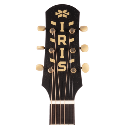 Iris Guitar Company CH Model Small Body Acoustic Guitar, Redwood Top, Natural