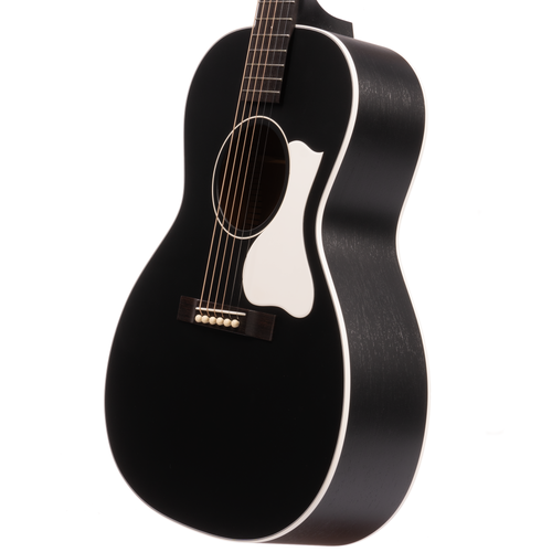 Iris Guitar Company MS-00 Acoustic Guitar, Sitka Spruce/Mahogany, Black, w/Hard Case