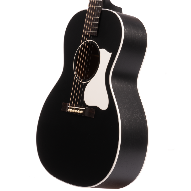 Iris Guitar Company MS-00 Acoustic Guitar, Sitka Spruce/Mahogany, Black, w/Hard Case