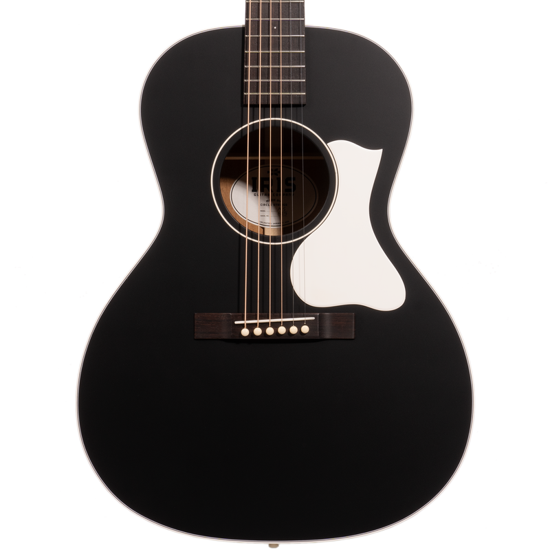 Black acoustic guitar white pickguard cheap