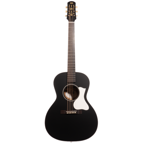 Iris Guitar Company MS-00 Acoustic Guitar, Sitka Spruce/Mahogany, Black, w/Hard Case
