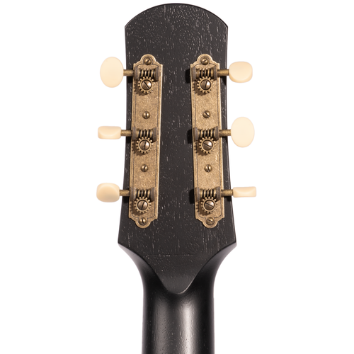 Iris Guitar Company MS-00 Acoustic Guitar, Sitka Spruce/Mahogany, Black, w/Hard Case