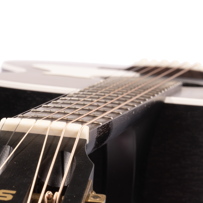 Iris Guitar Company OG 12-Fret Acoustic Guitar, Sitka Spruce Top, All-Black