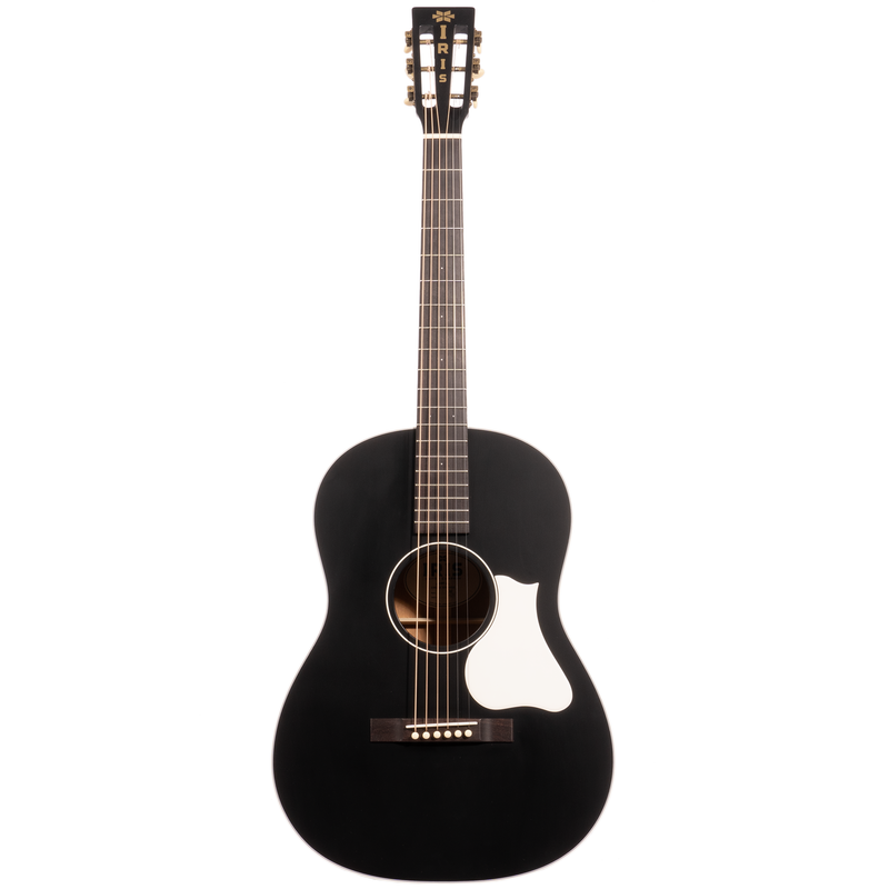 Iris Guitar Company OG 12-Fret Acoustic Guitar, Sitka Spruce Top, All-Black