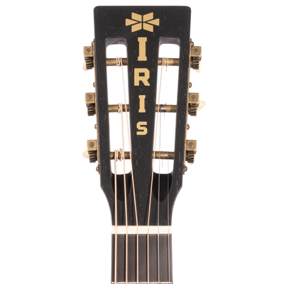 Iris Guitar Company OG 12-Fret Acoustic Guitar, Sitka Spruce Top, All-Black