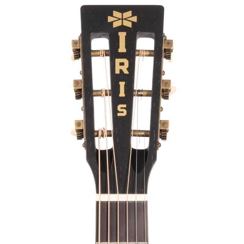 Iris Guitar Company OG 12-Fret Acoustic Guitar, Sitka Spruce Top, All-Black