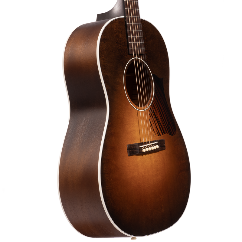 Iris Guitar Company OG Acoustic Guitar, w/ White Binding and Firestripe Pickguard, Burst