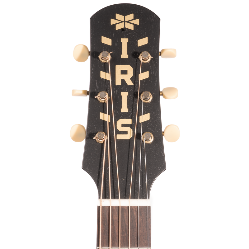 Iris Guitar Company OG Acoustic Guitar with Tortoise Binding and Pickguard, Natural