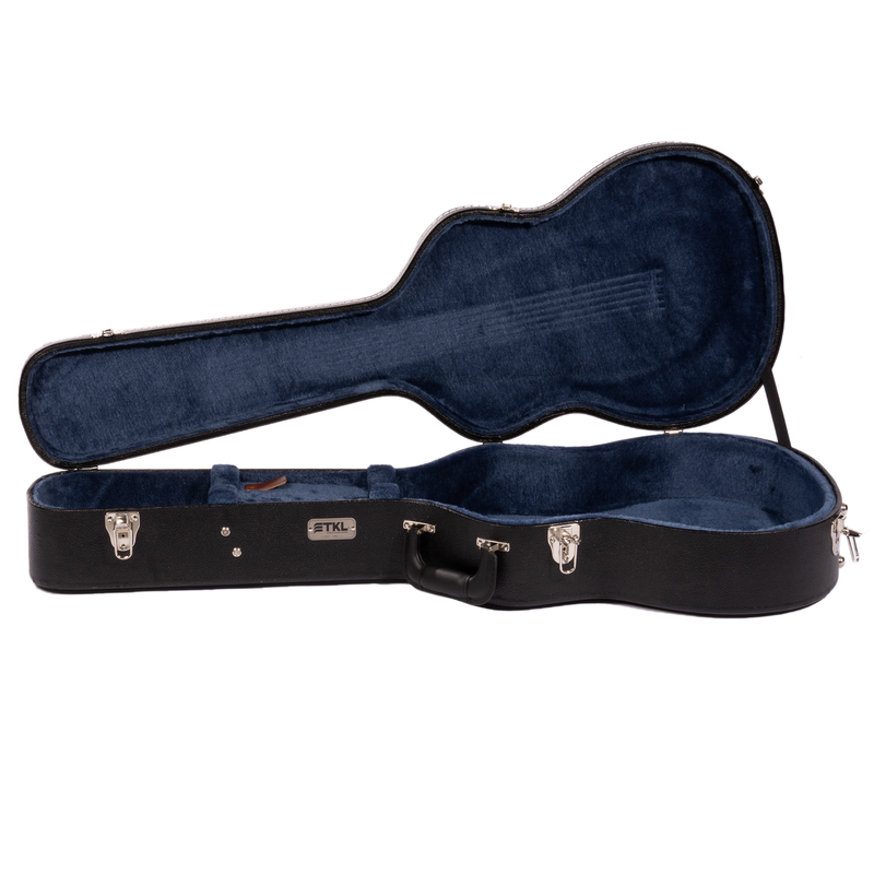 Iris Guitar Company SG-11 Acoustic Guitar w/ Ivoroid Tuxedo Binding/Pickguard, All Black