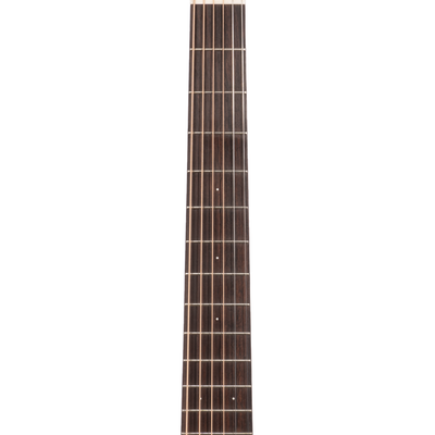 Iris Guitar Company SG-11 Acoustic Guitar w/ Ivoroid Tuxedo Binding/Pickguard, All Black