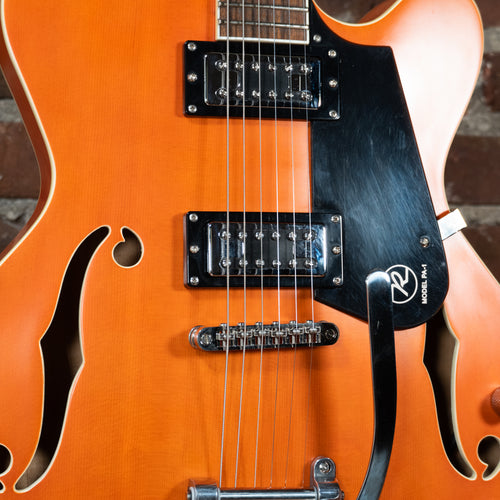 2016 Reverend PA-1 Pete Anderson RT Electric Guitar Satin Rock Orange w/OHSC - Used