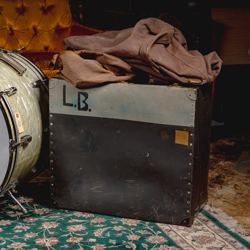 ‘50s WFL Drum Set, White Marine Pearl w/ Rogers Holiday Floor Tom and Hardware - Used