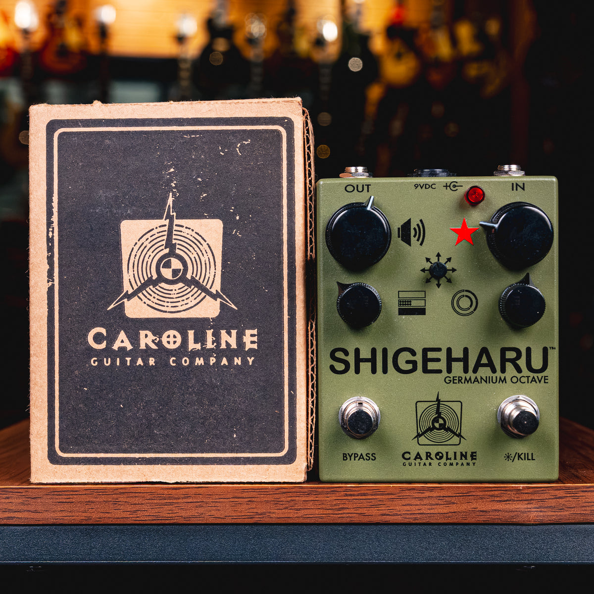 Caroline Limited Edition Shigeharu Germanium Octave Fuzz Effect Pedal w/ Box - Used
