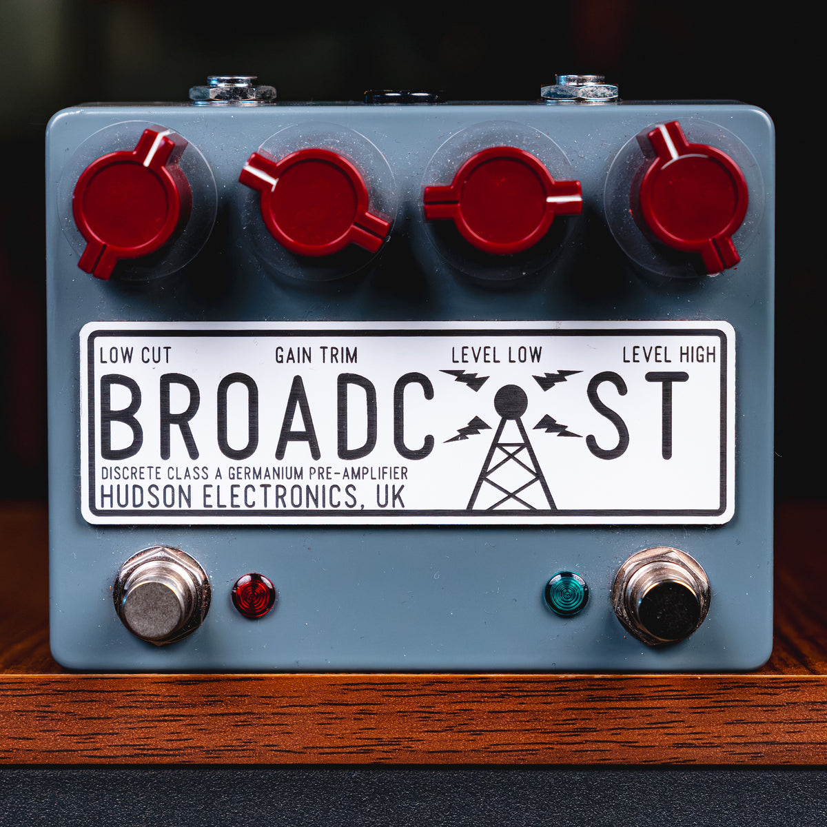 2023 Hudson Electronics Broadcast Dual Distortion/Overdrive Effect Pedal w/Box - Used